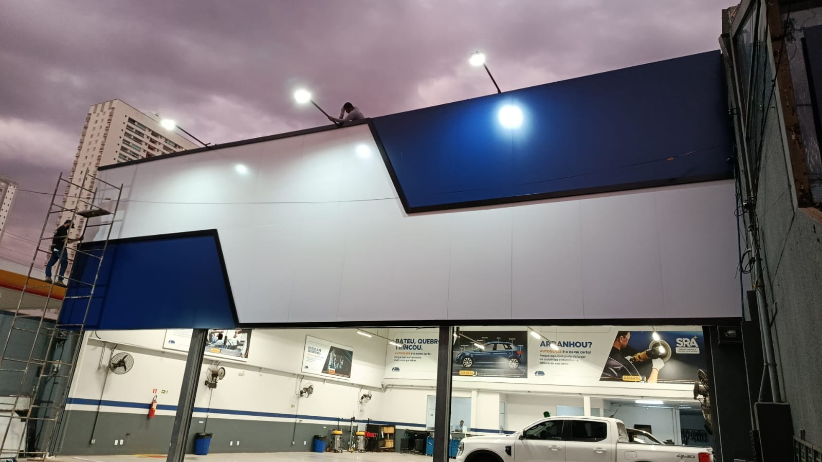 Fachada ACM Goiânia - Projeto Realizado pela Start Mídia